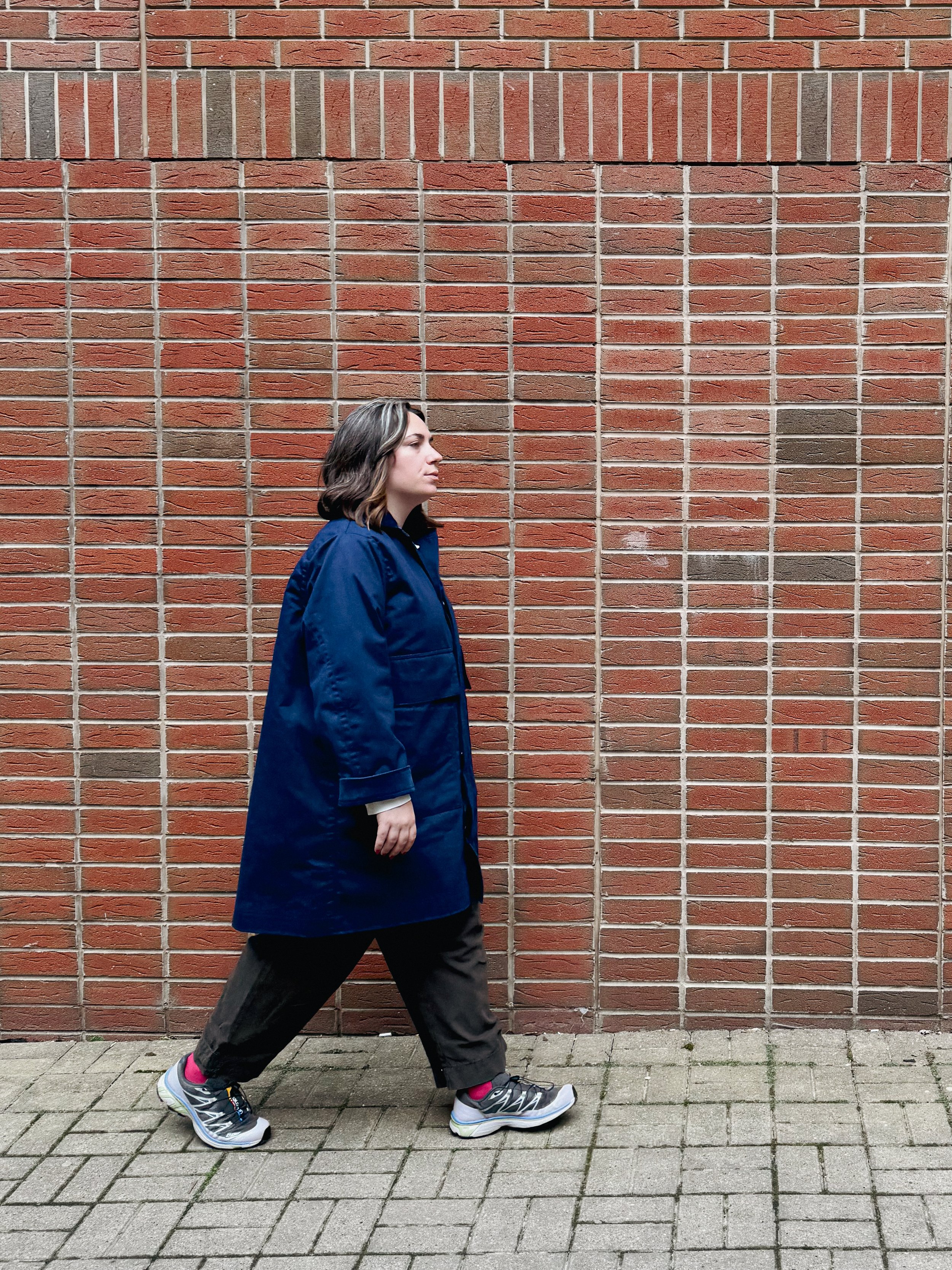 013 WAX COTTON OVERCOAT — NEMCEE